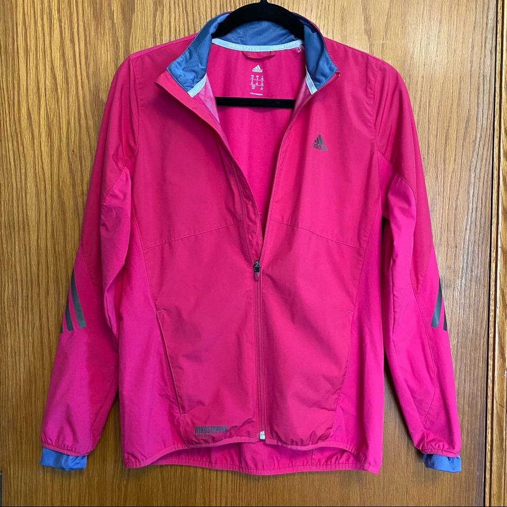 Pink Adidas Windstopper Running Jacket